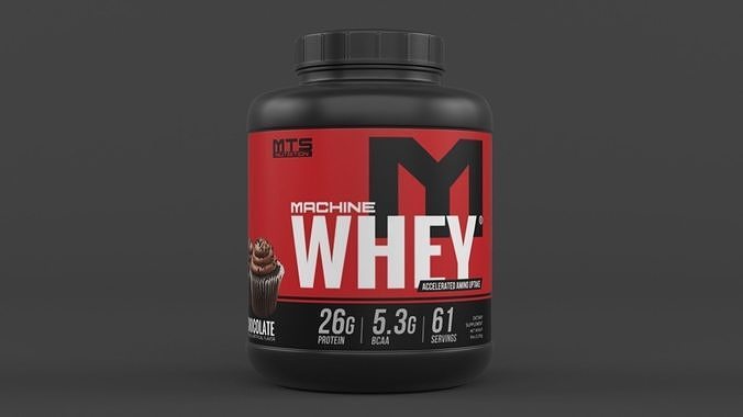 Protein Powder 3D model 2