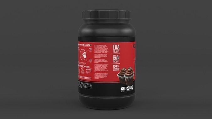 Protein Powder 3D model 6