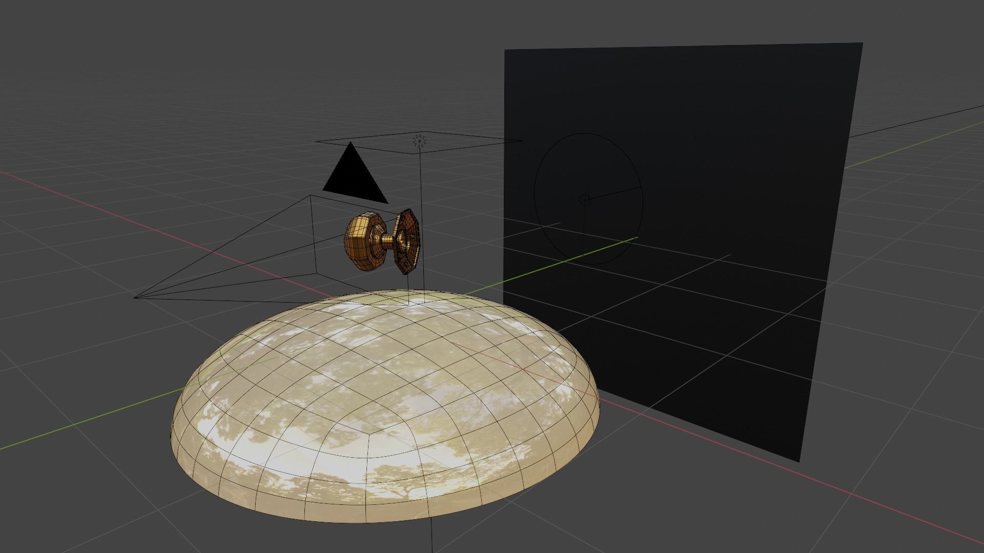 Luxury Gold Door Knob - Photoreal Interior Handle 3D Model 3D model_12