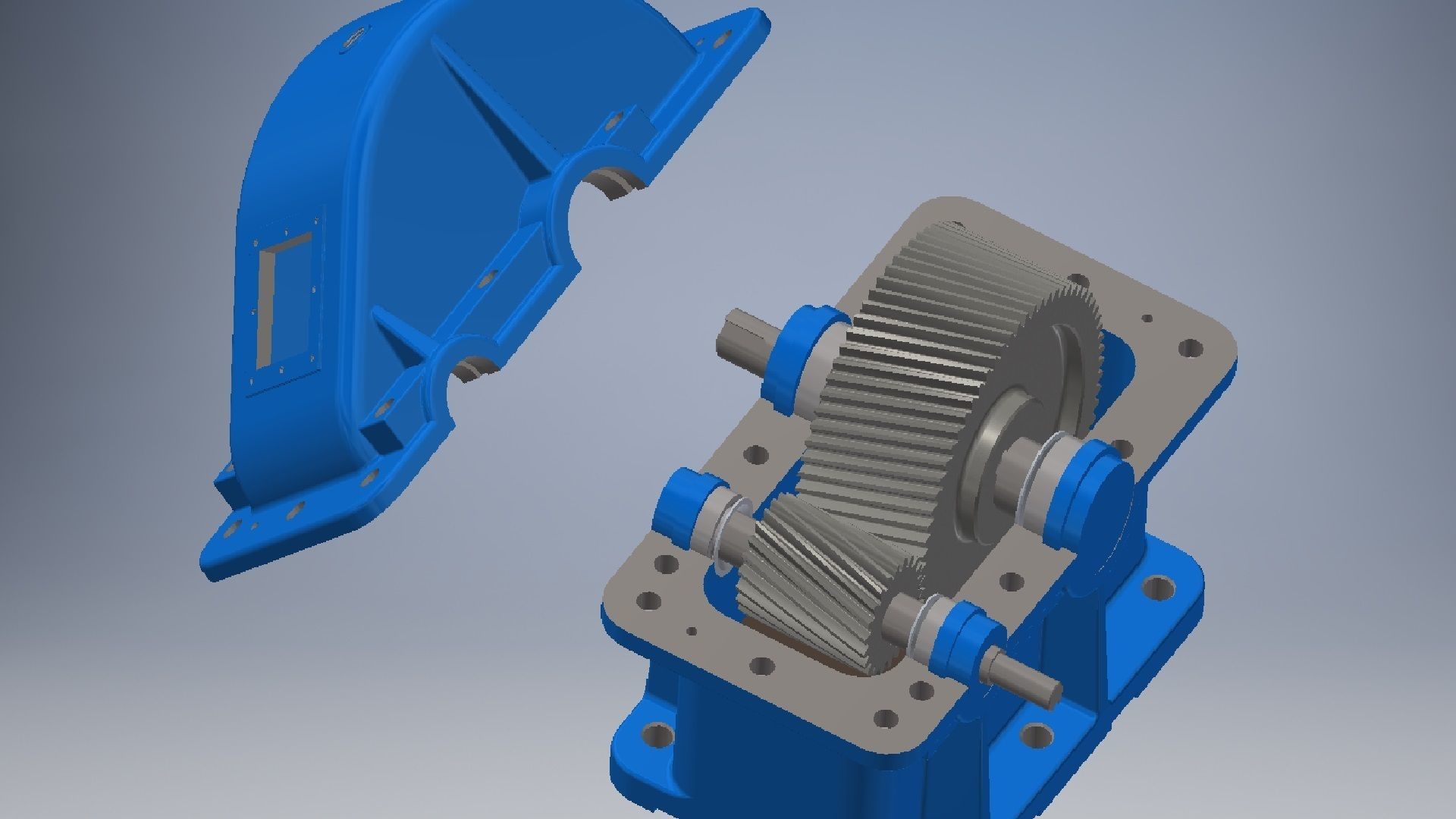 Gearbox reducer assembly  3D model_17
