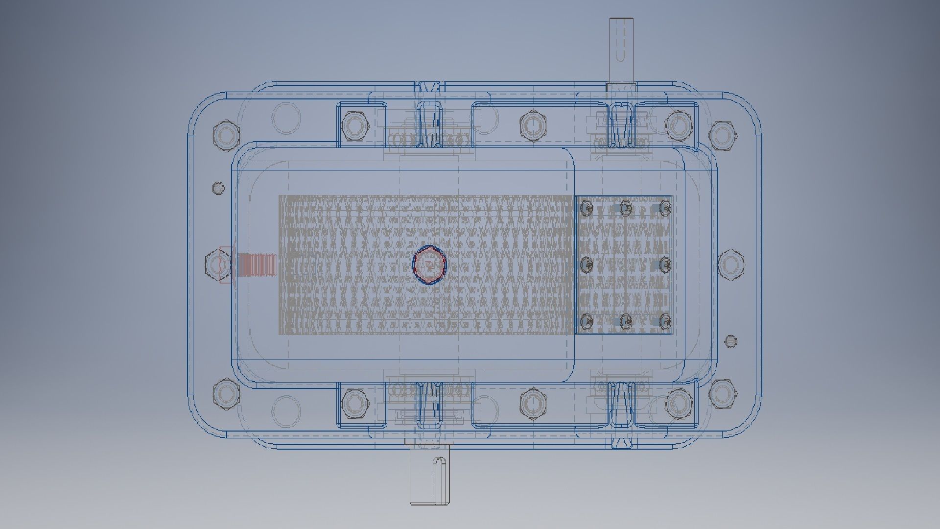 Gearbox reducer assembly  3D model_12