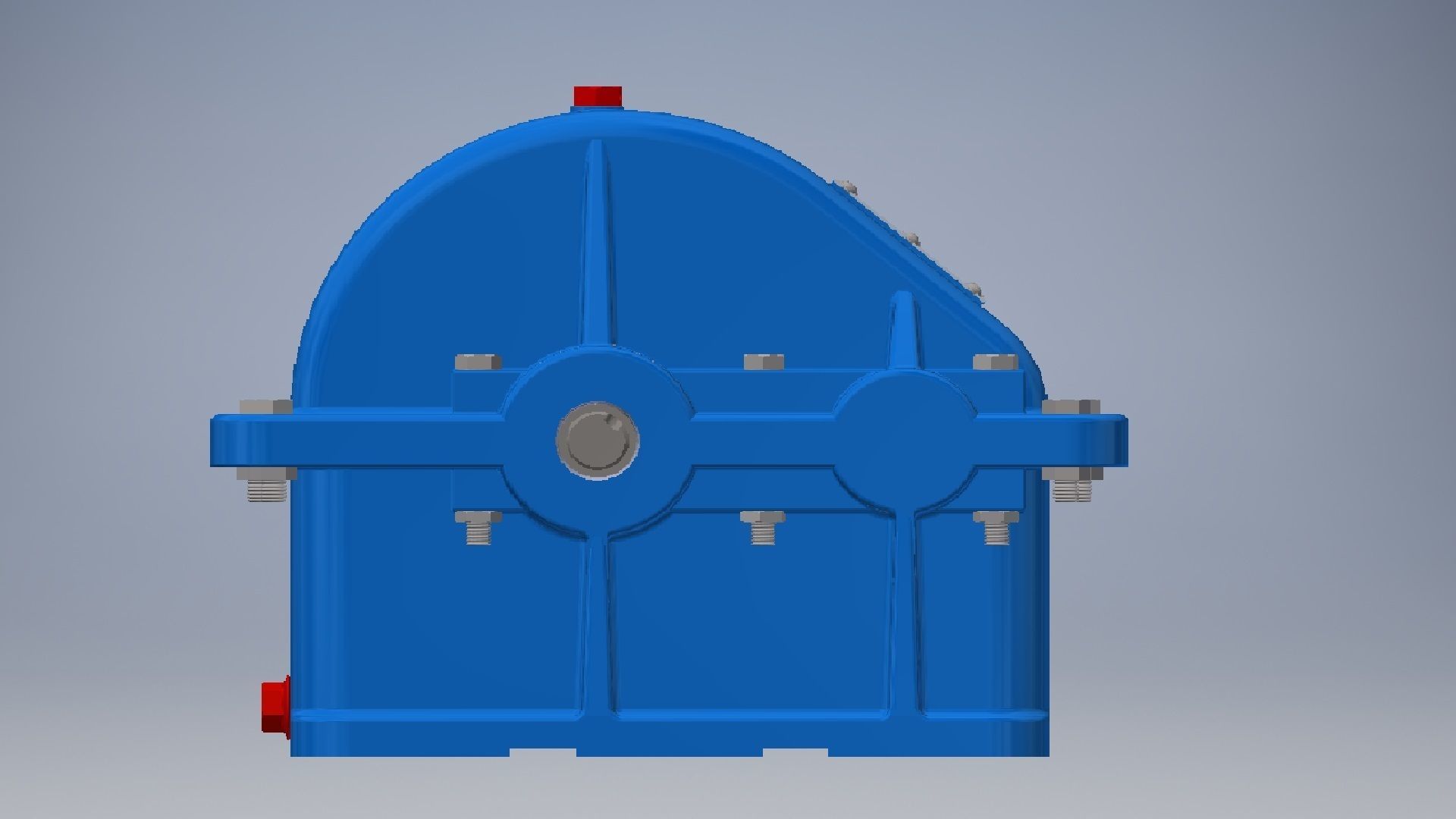 Gearbox reducer assembly  3D model_19