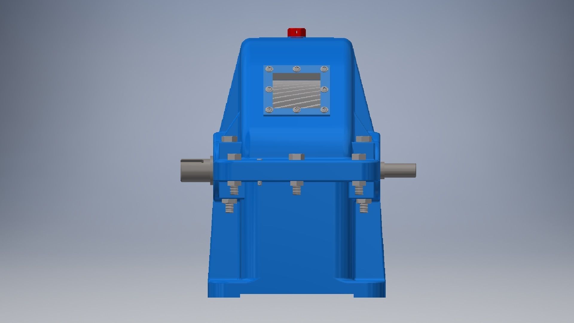 Gearbox reducer assembly  3D model_8