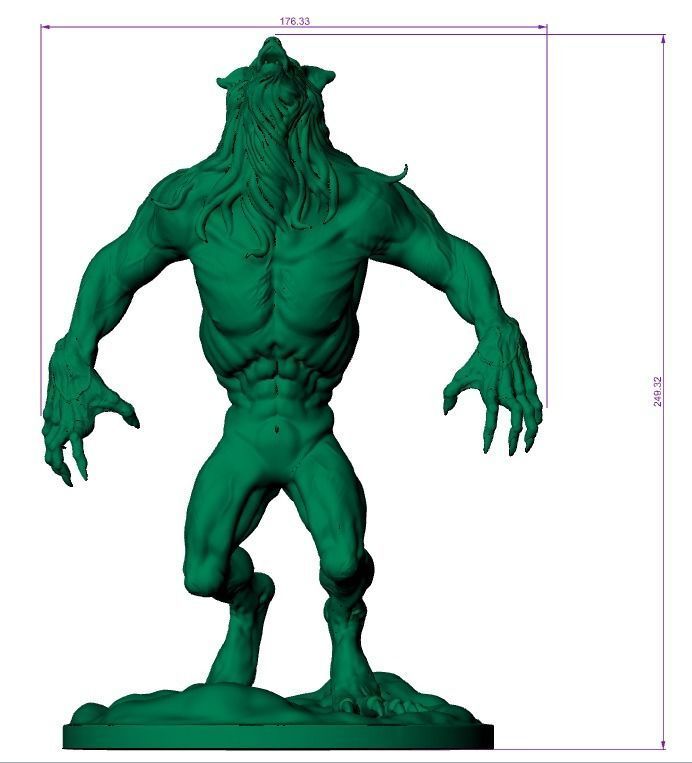  pig man 3D print model_1