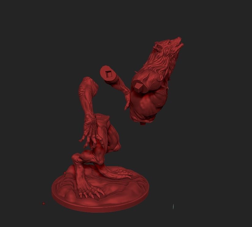  pig man 3D print model_5