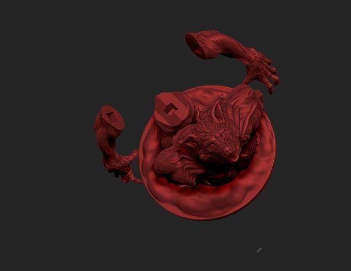  pig man 3D print model_6