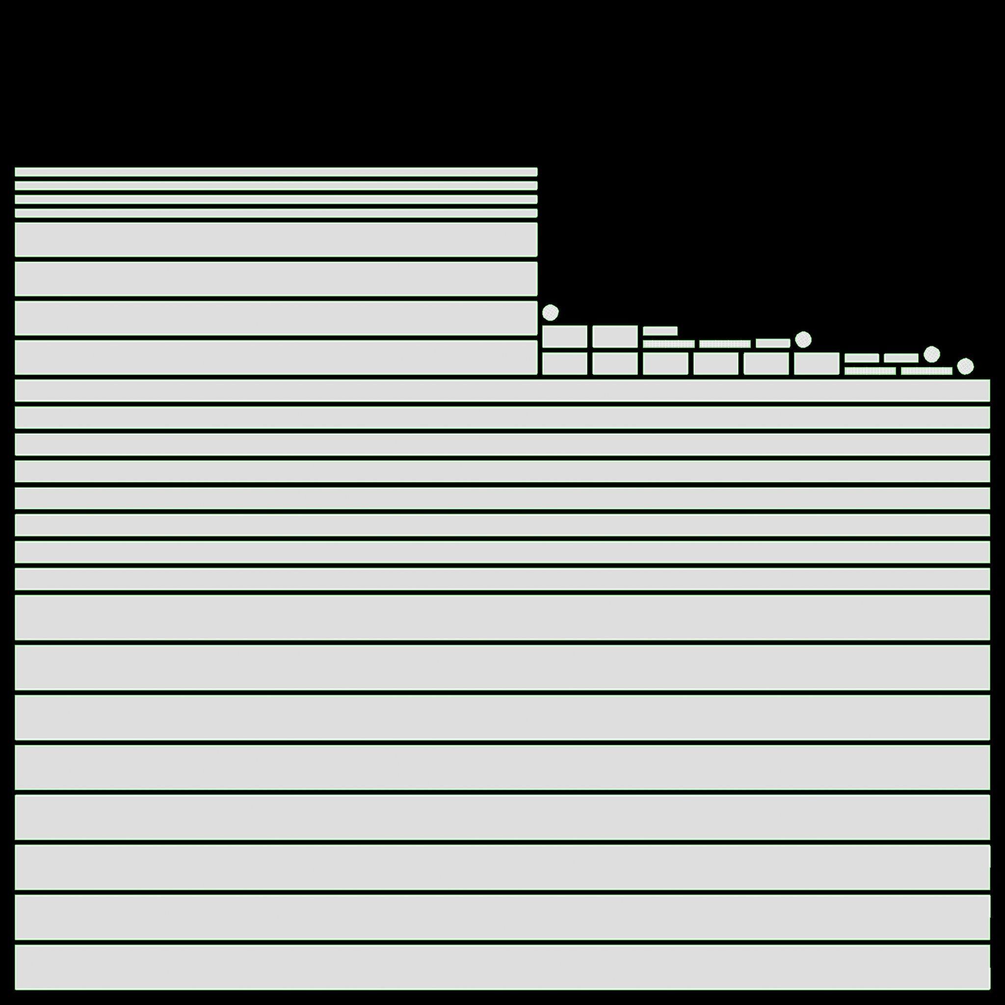 Sidewalk Chalkboard Sign 3D model_12