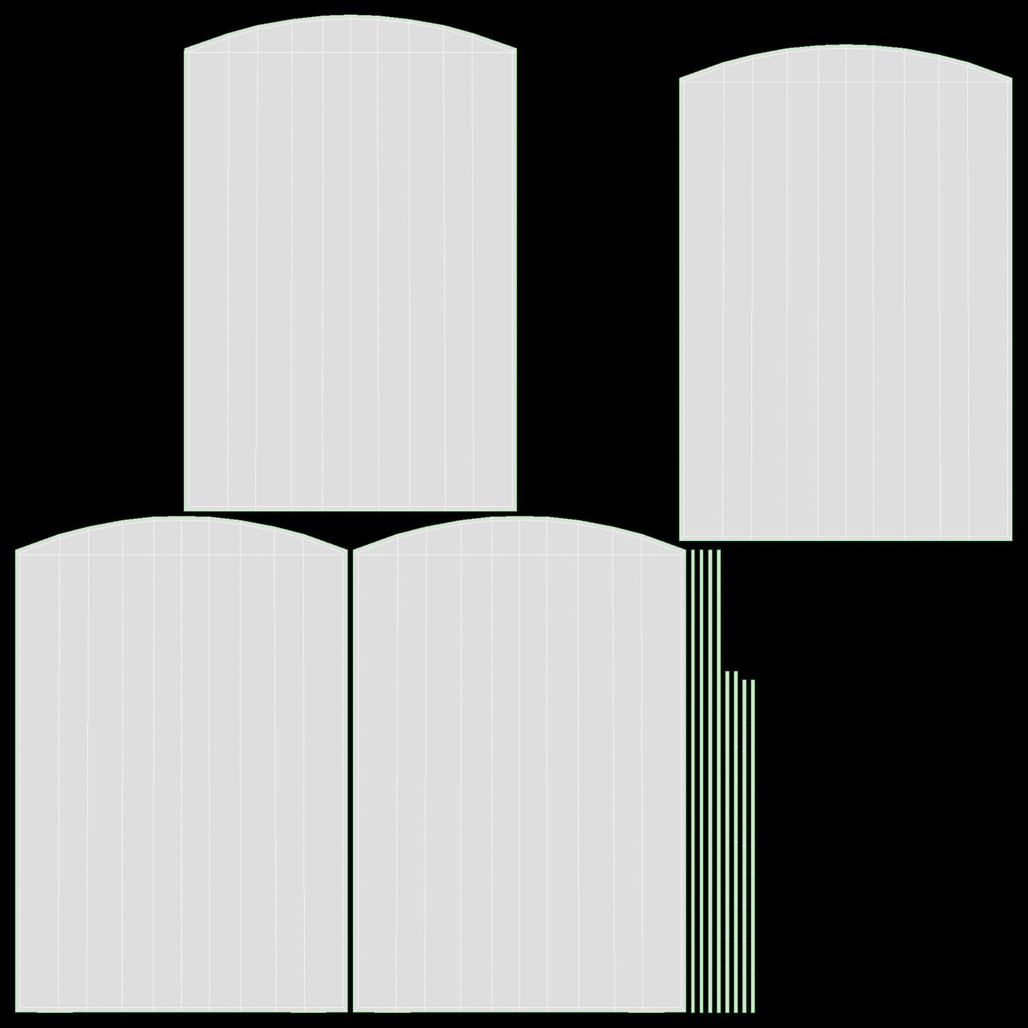 Sidewalk Chalkboard Sign 3D model_11