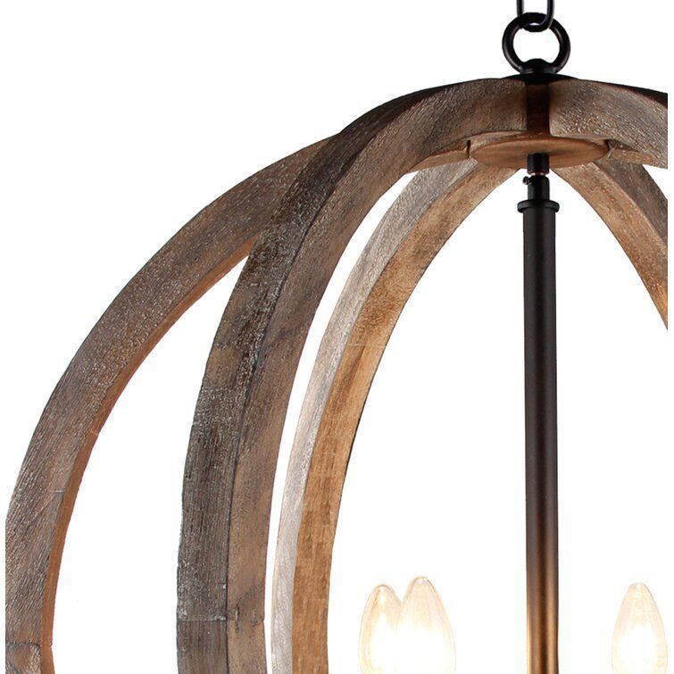 Azriel Light  Globe Chandelier 3D model_5