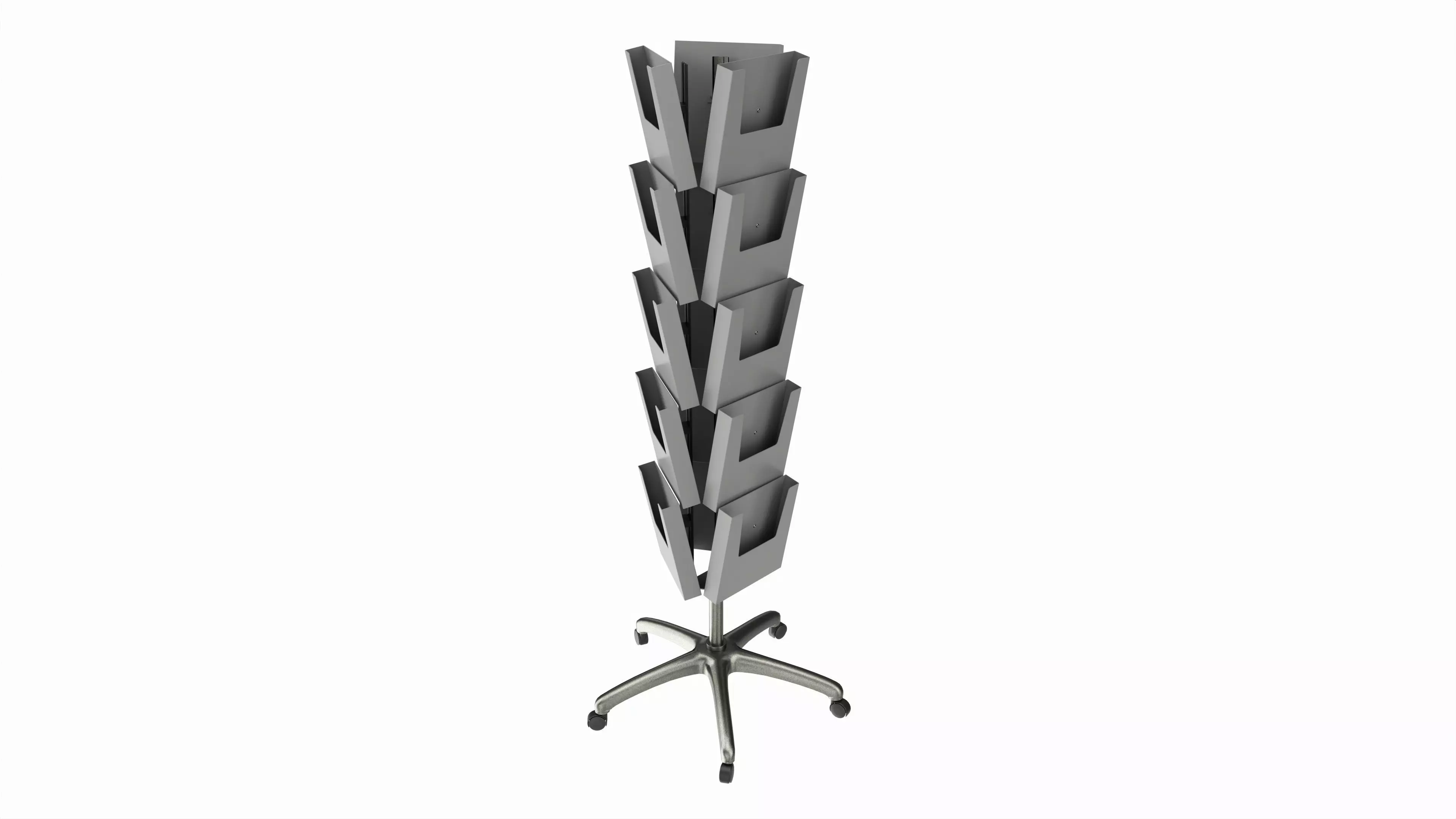 Spinning Magazine Rack 3D model