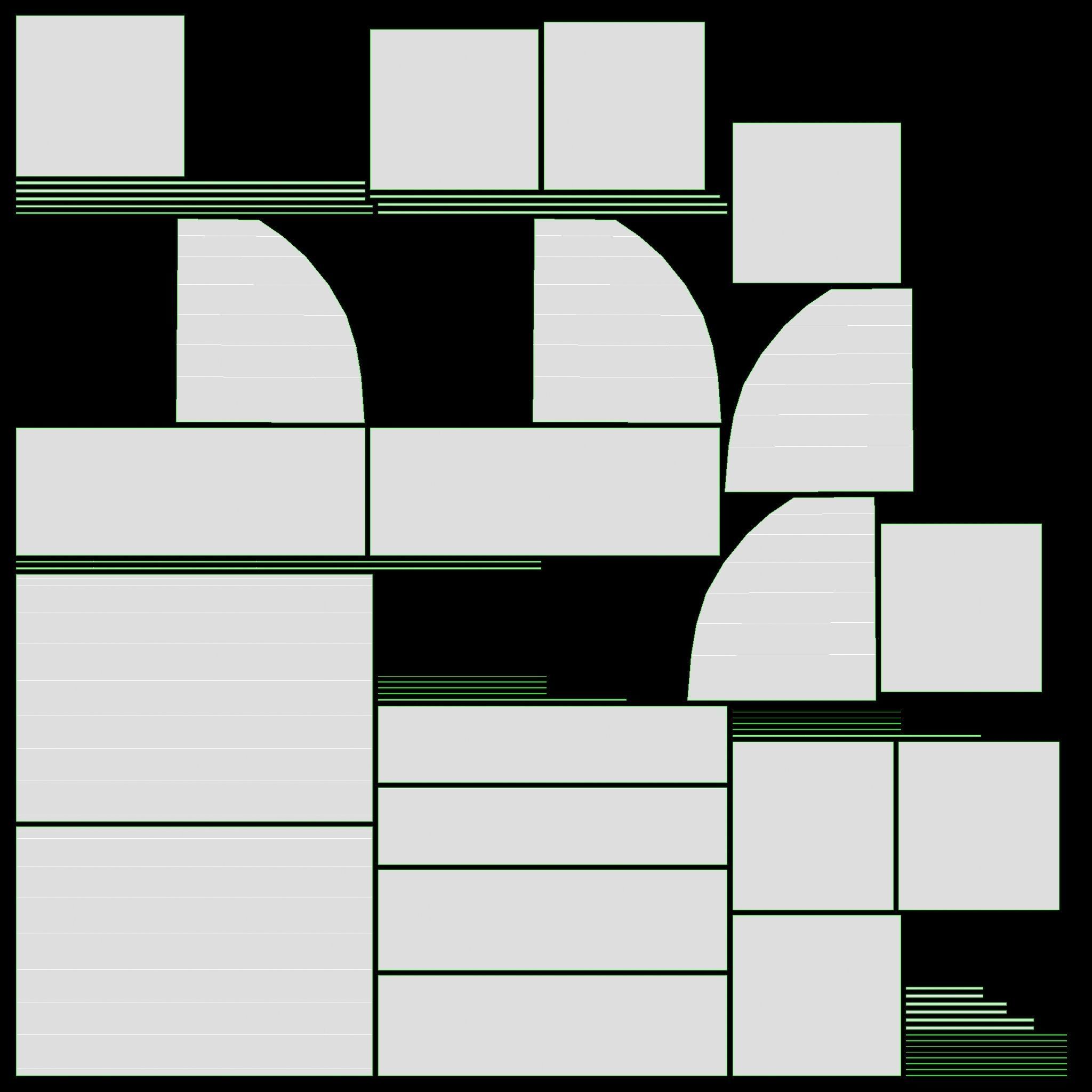 Store cake display shelf with curved glass and cooling 3D model_10