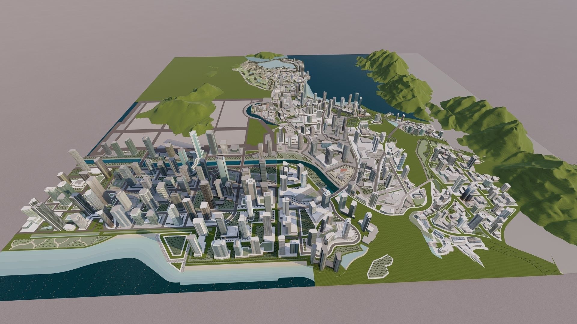  city- urban 3D model_2
