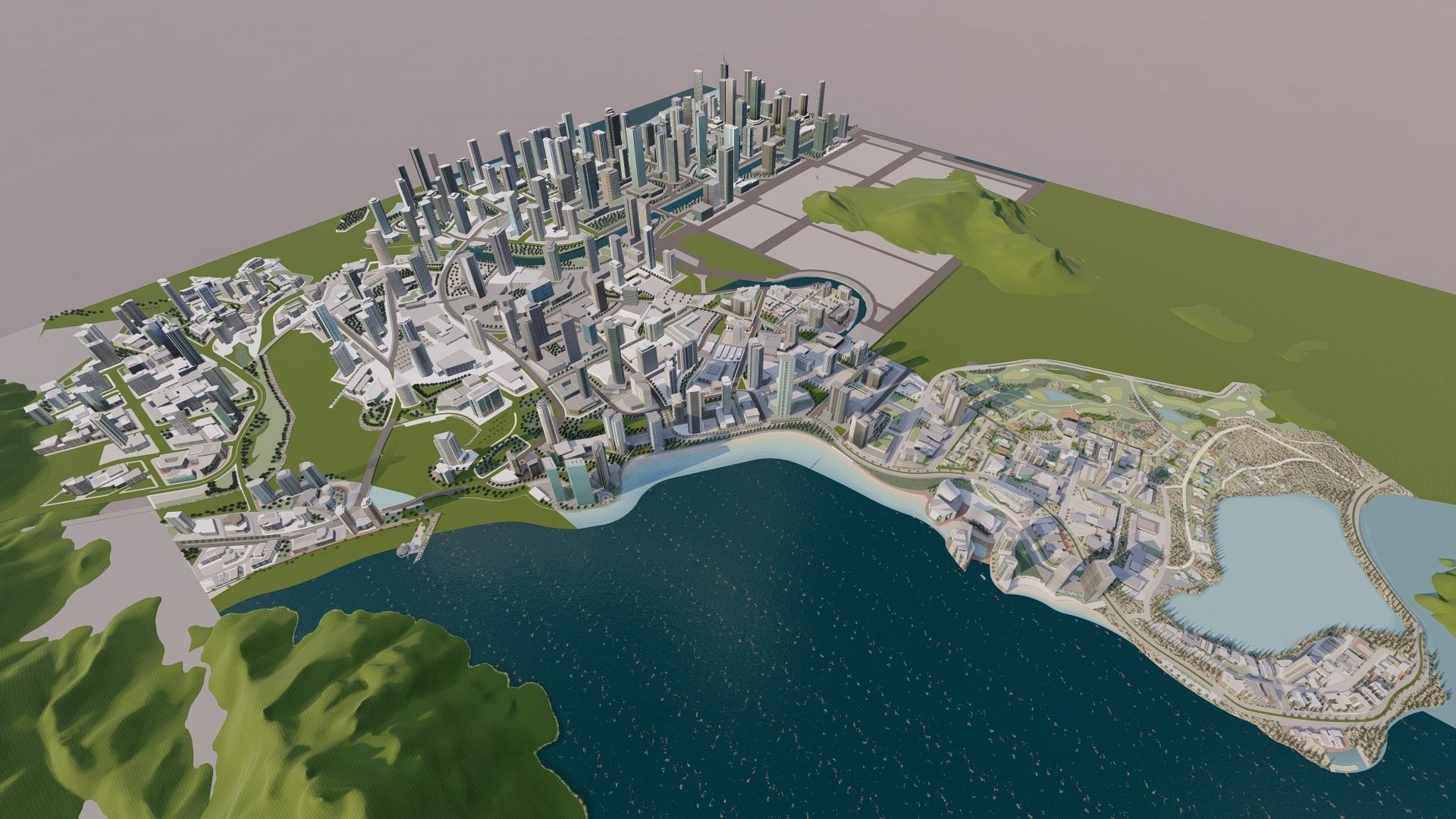  city- urban 3D model_3