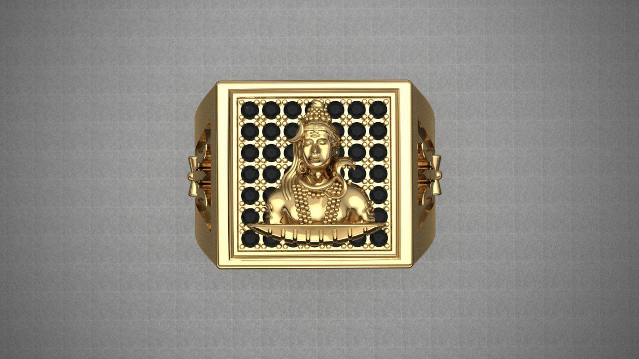 Ram Ring 3D print model_3