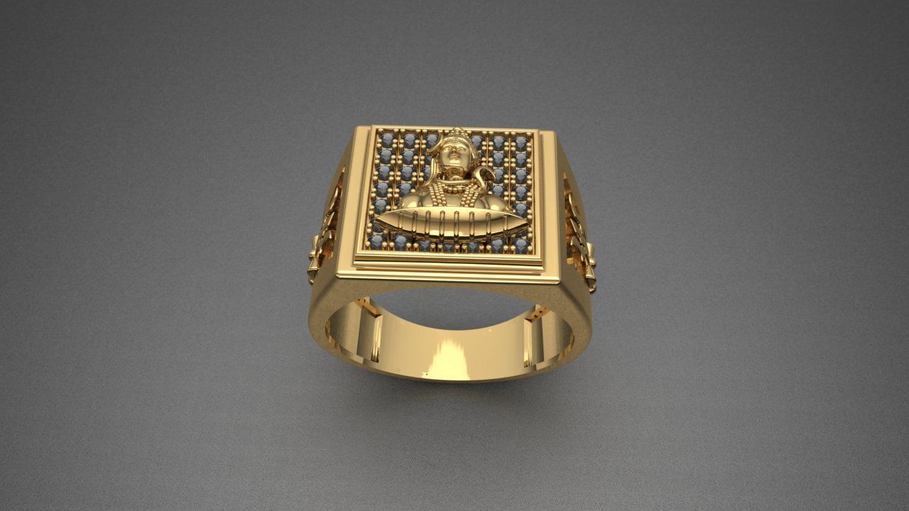 Ram Ring 3D print model_5