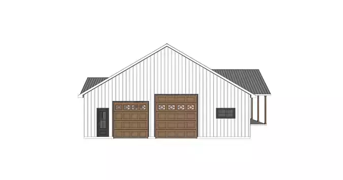 Barndominium House 095 -Archimple LLC