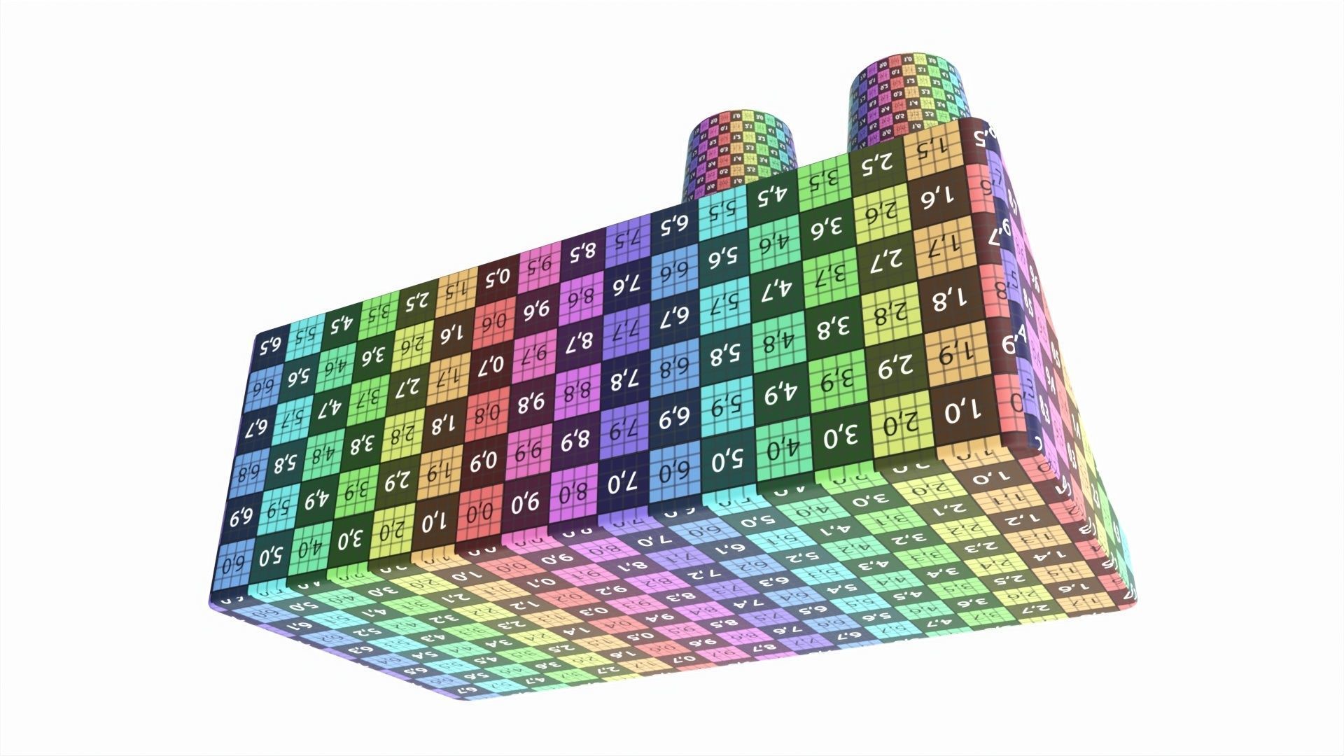 Coffee and tea station organizer large 3D model_11