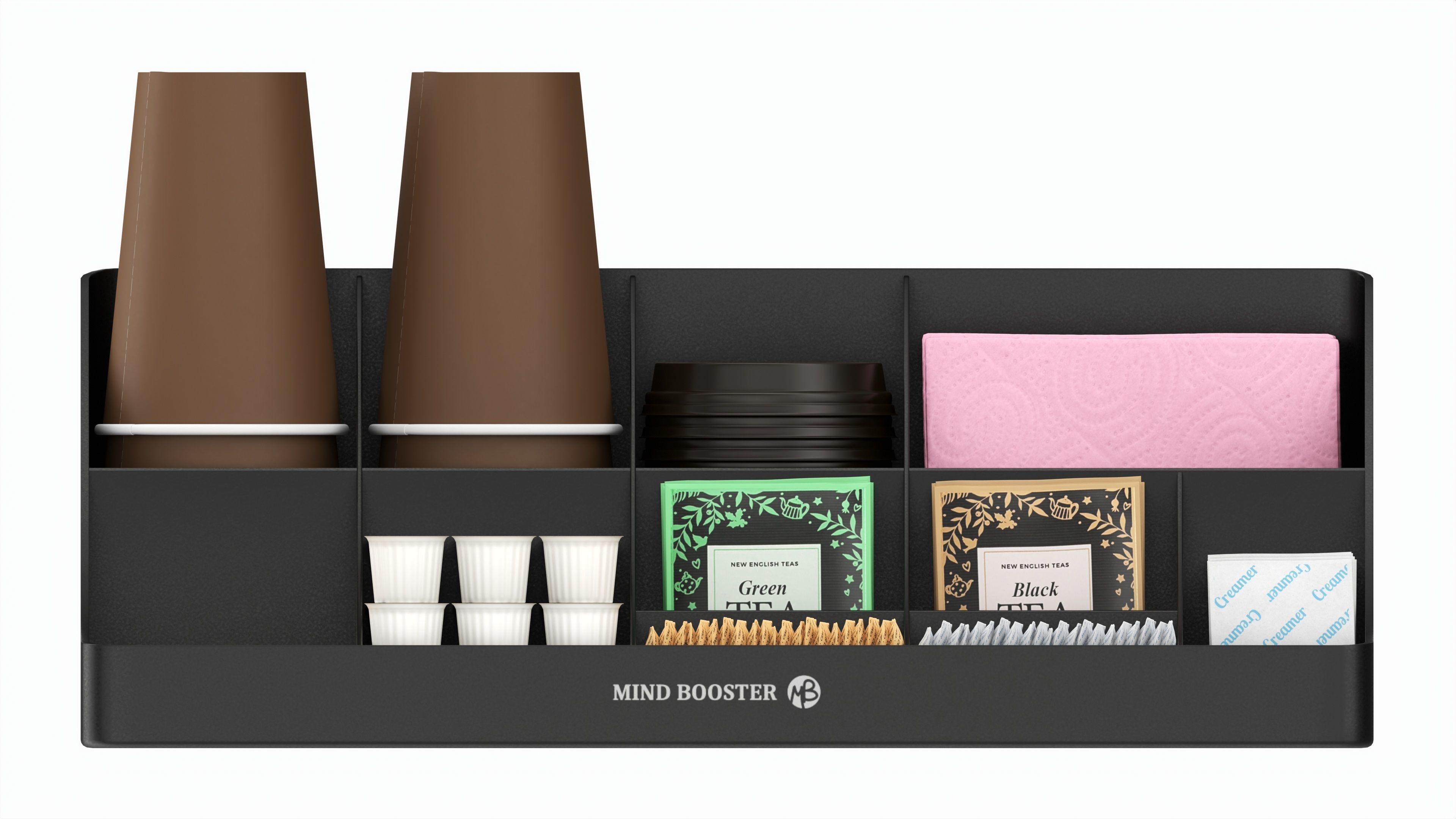 Coffee and tea station organizer large 3D model_4