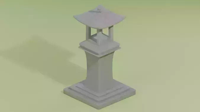 Third Japan Garden Model 3D model