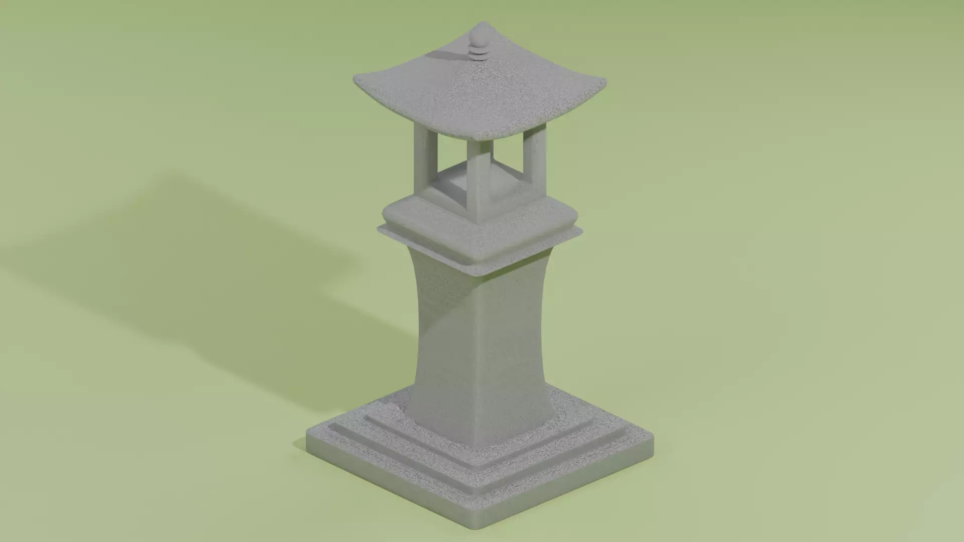 Third Japan Garden Model 3D model_0
