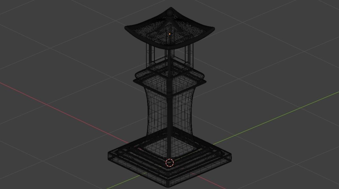 Third Japan Garden Model 3D model_2