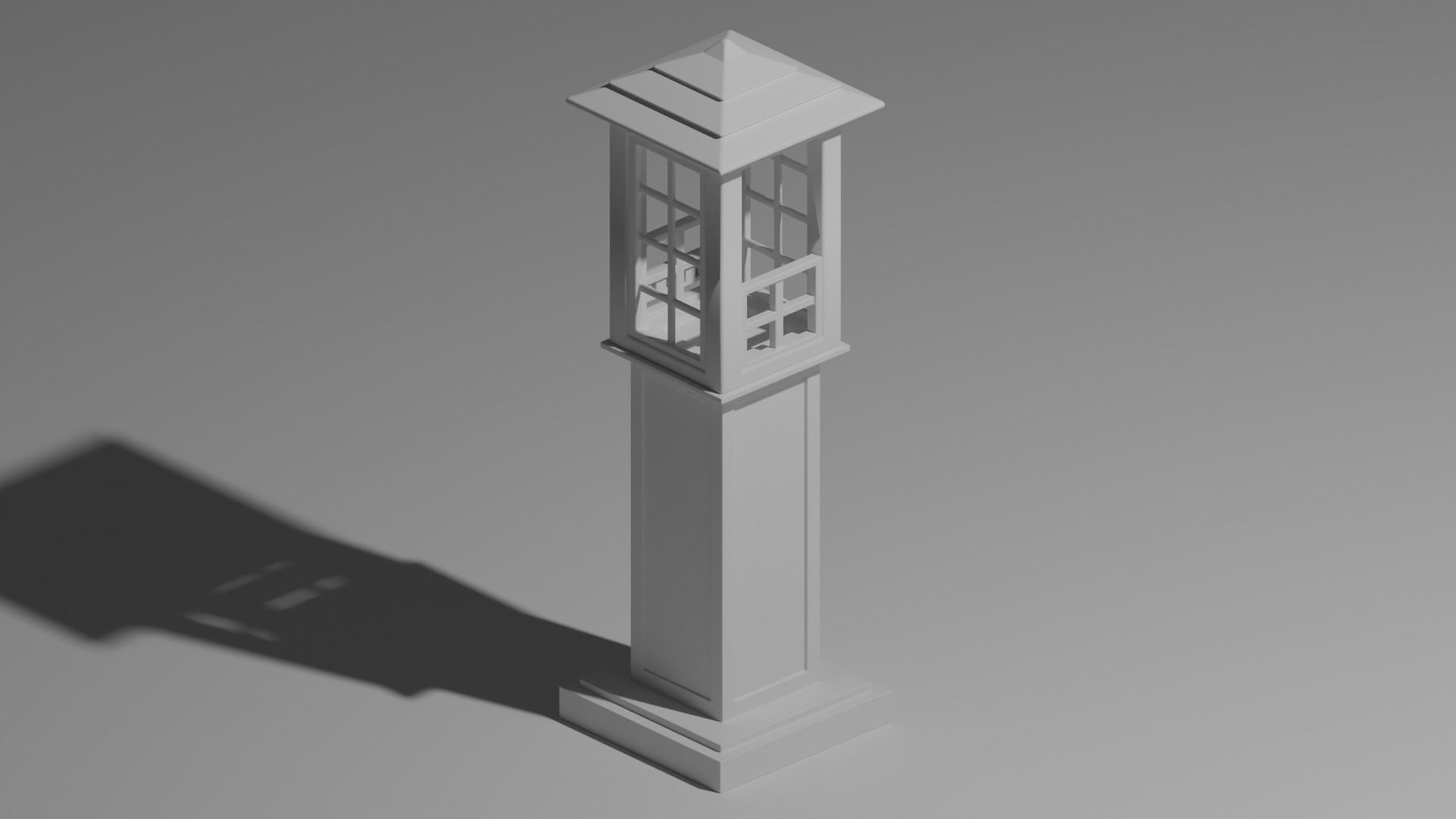 Japan Garden Stone Set 1 3D Model Collection_10