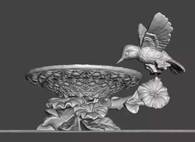 bird bath  3D print model