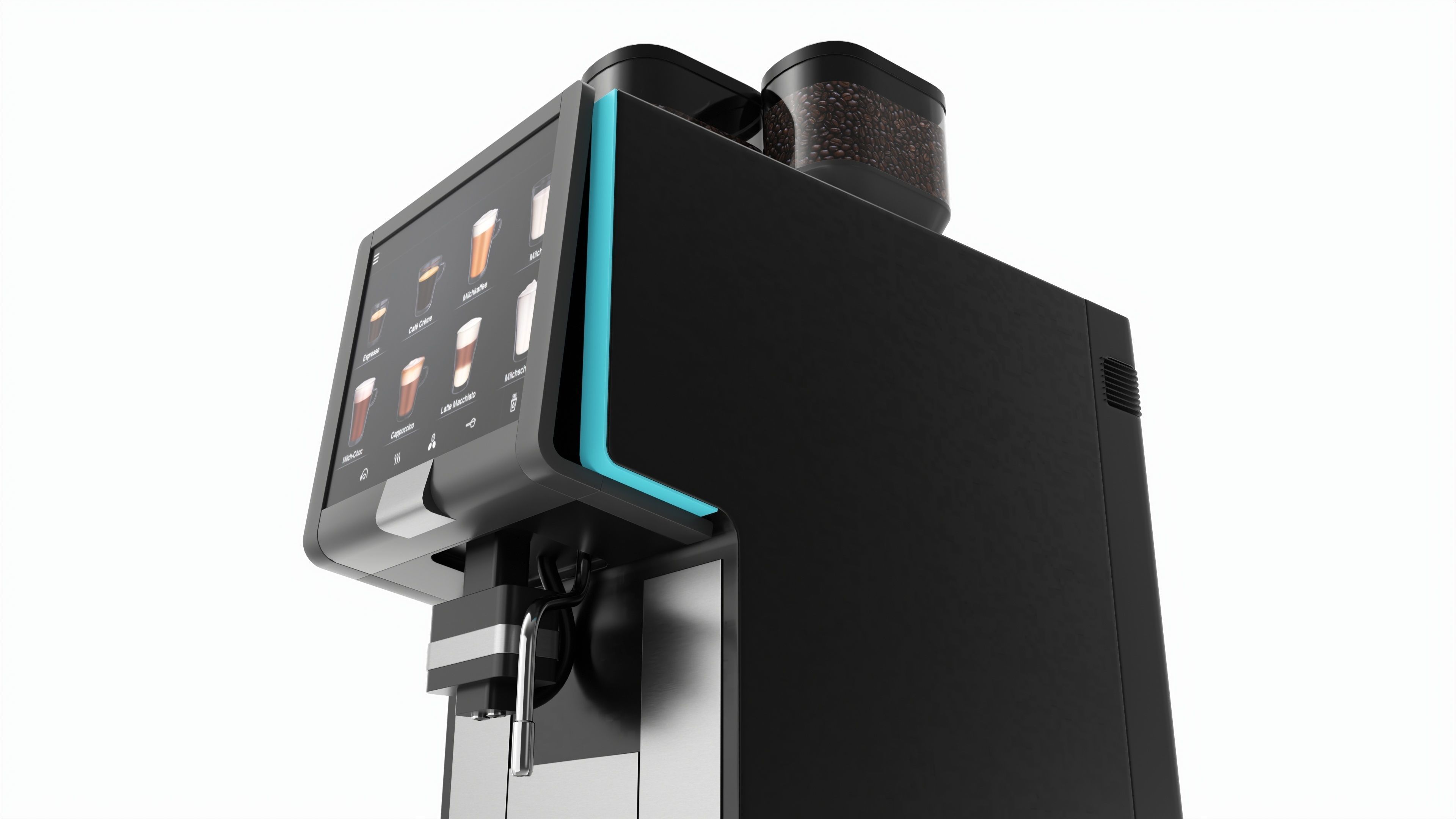 Commercial automatic coffee machine 3D model_4