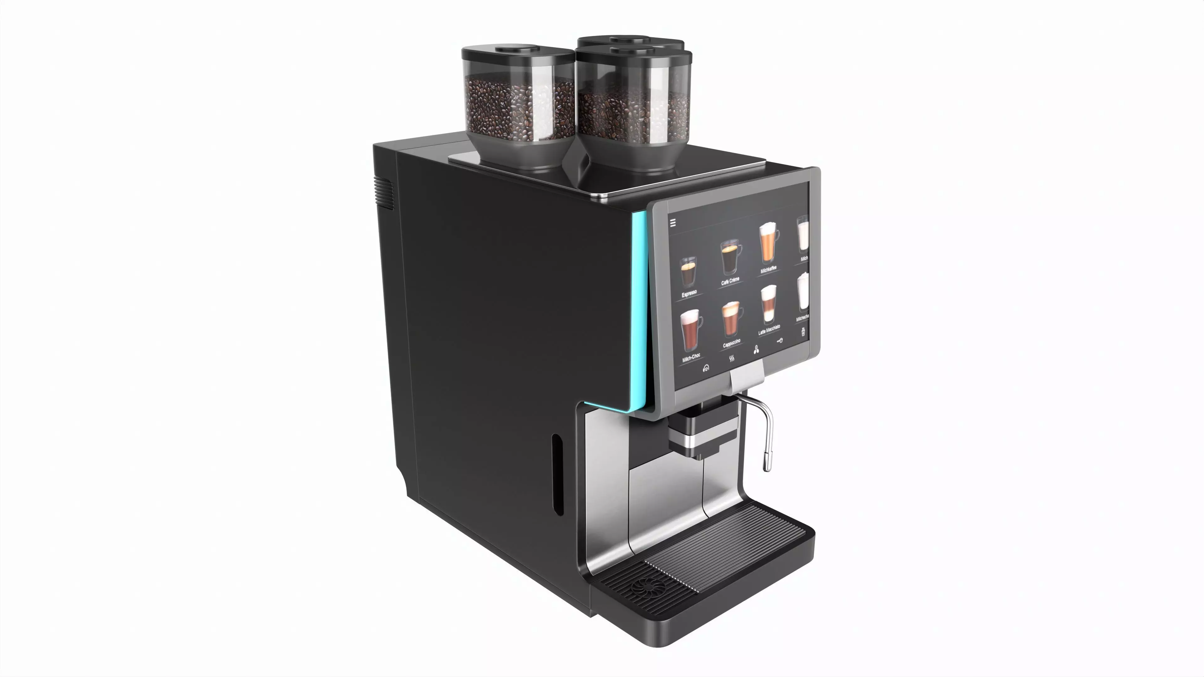 Commercial automatic coffee machine 3D model_0