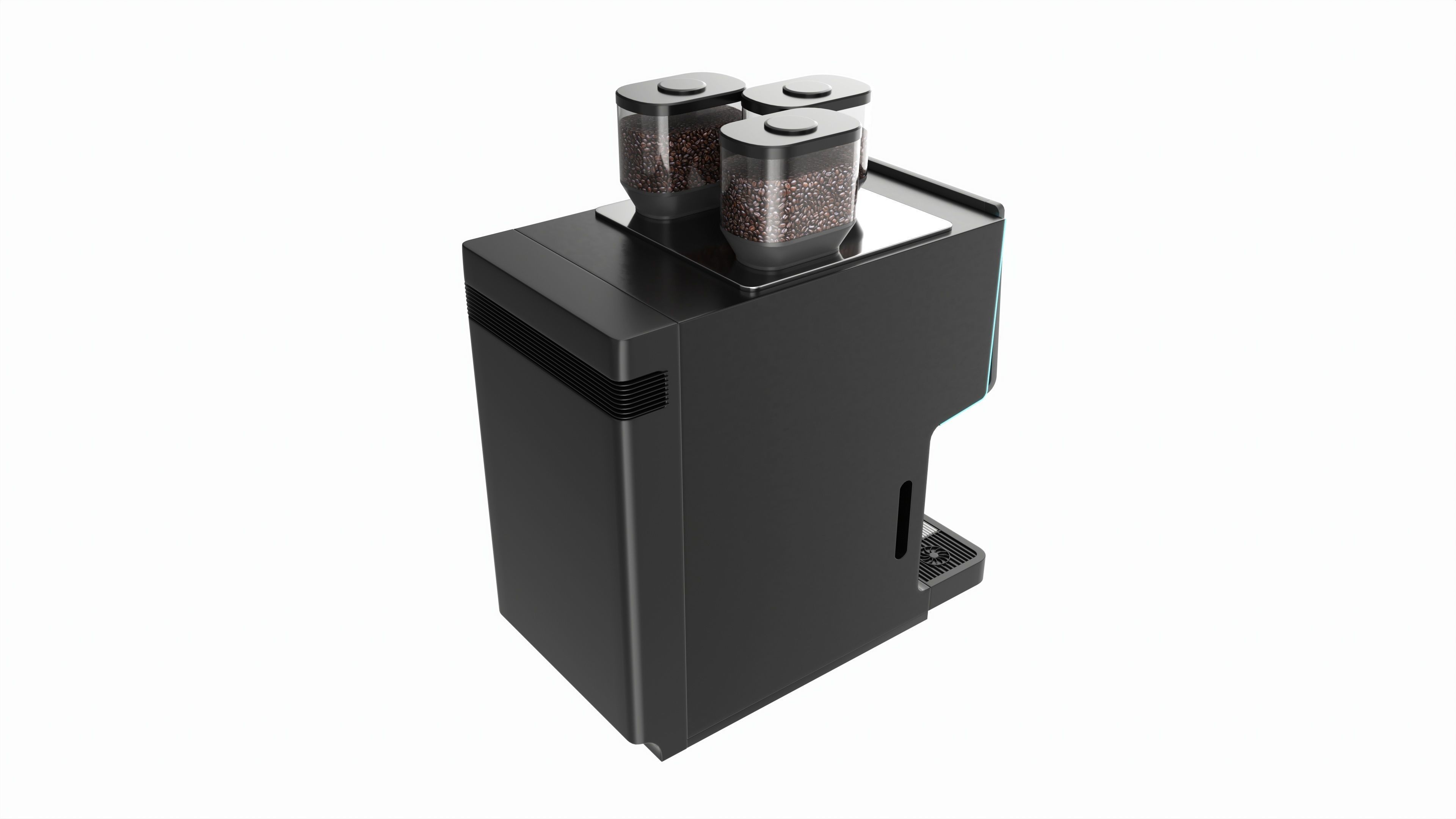 Commercial automatic coffee machine 3D model_2