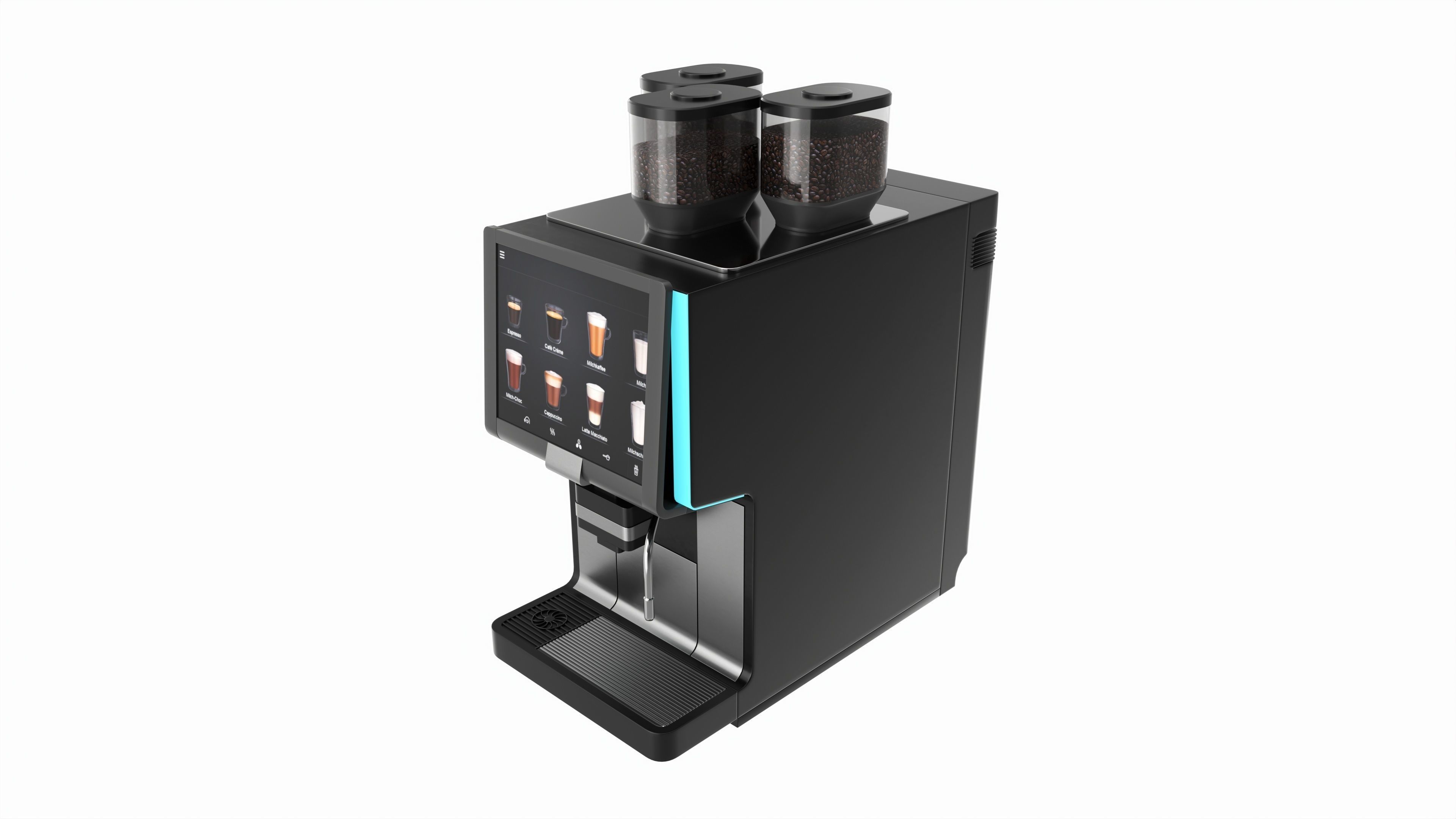 Commercial automatic coffee machine 3D model_1