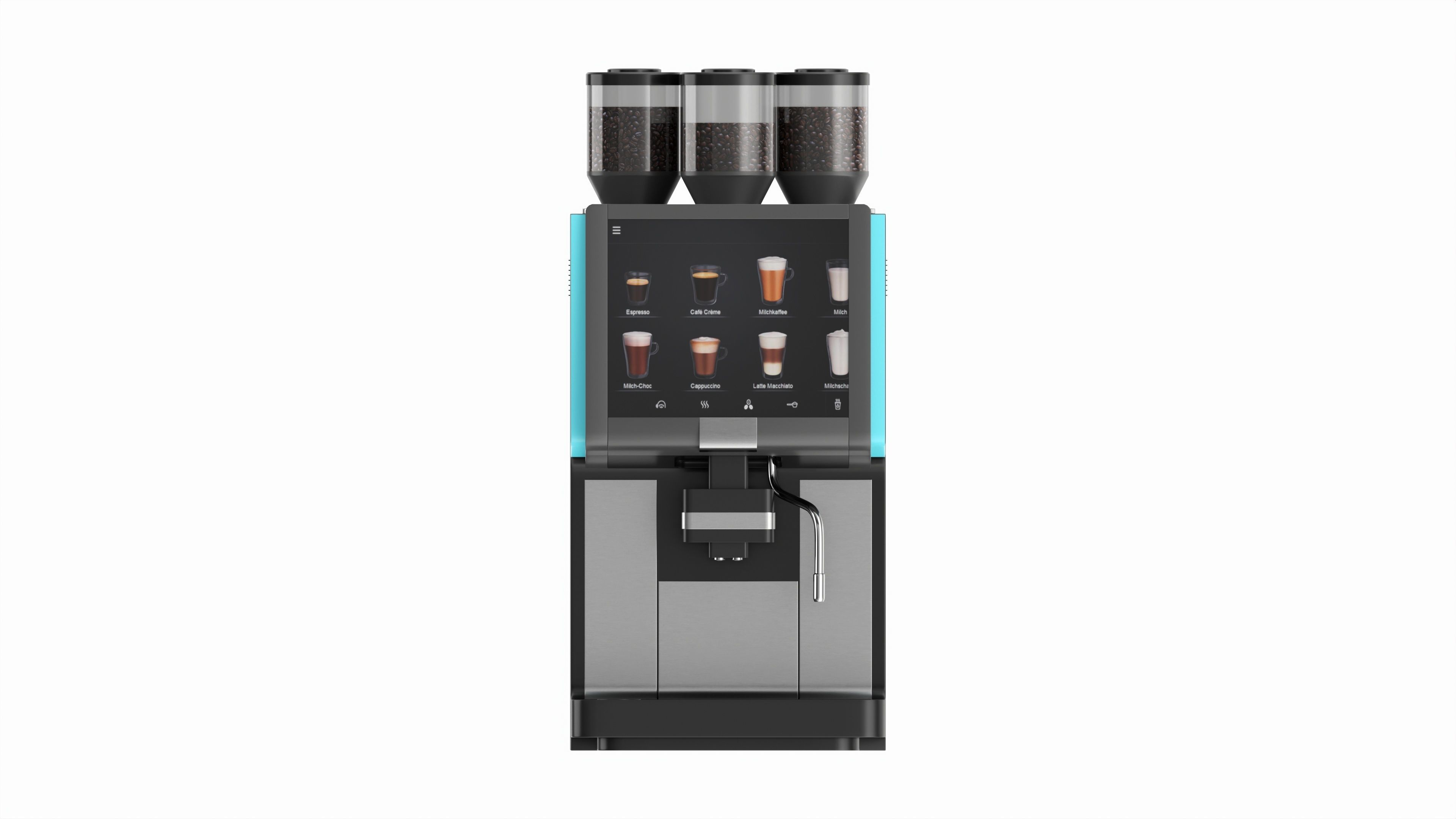 Commercial automatic coffee machine 3D model_5