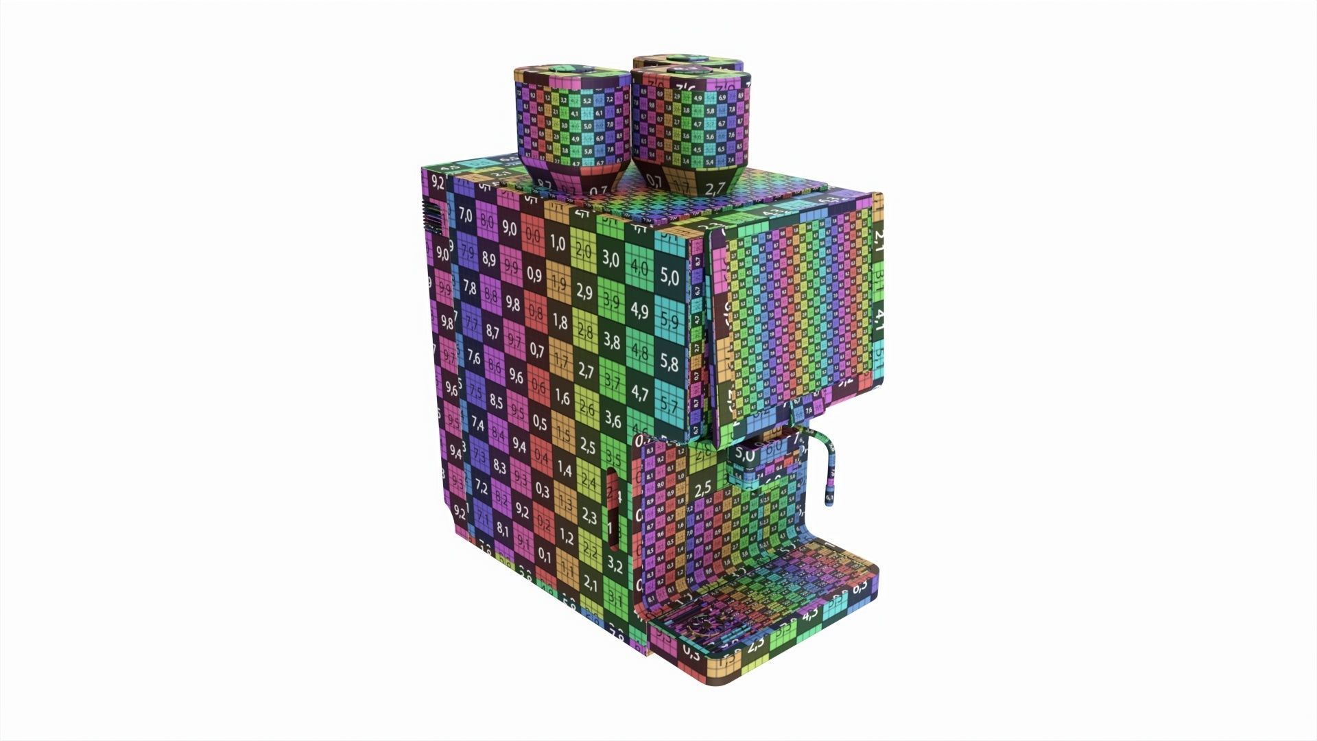 Commercial automatic coffee machine 3D model_11