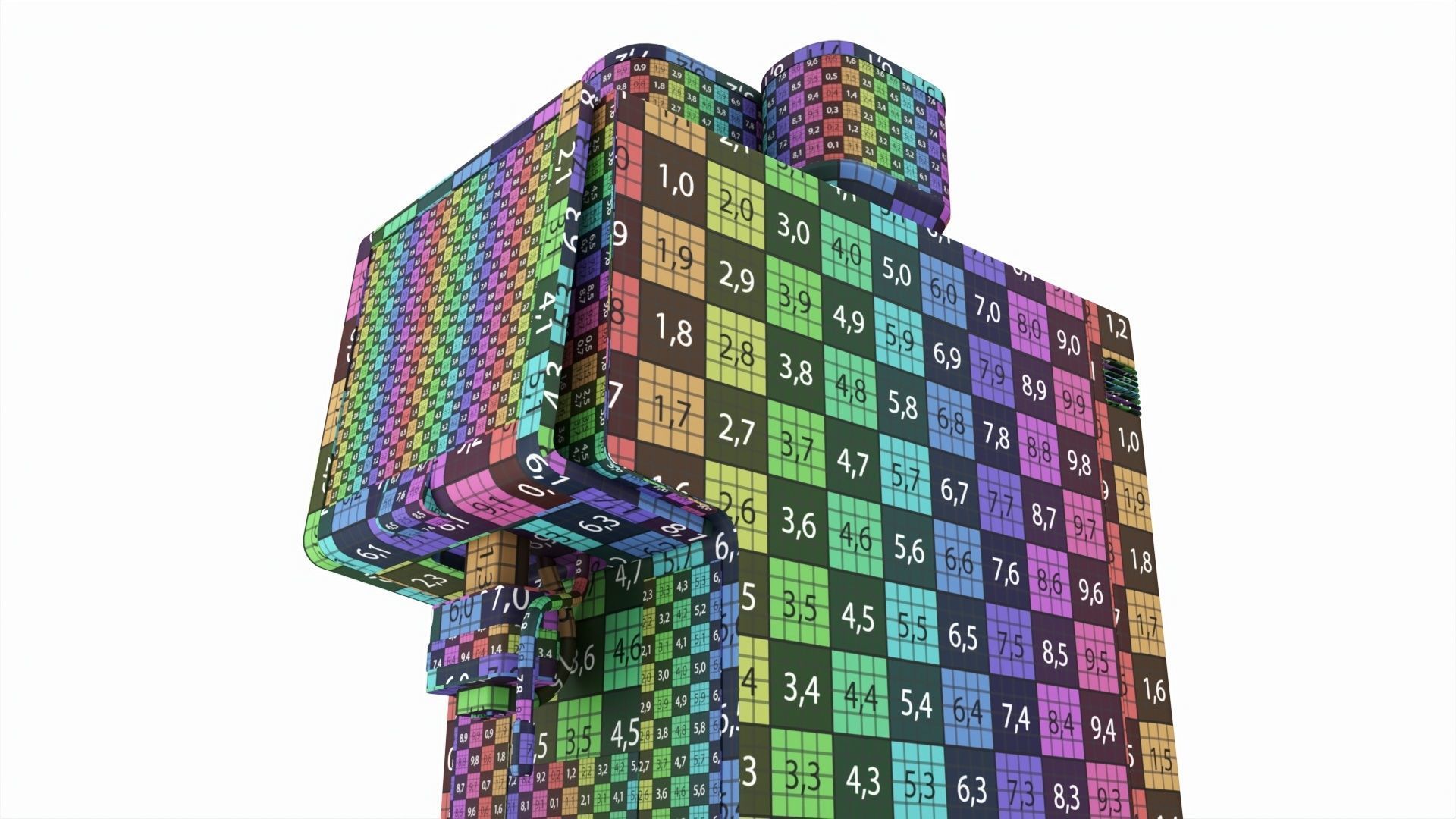 Commercial automatic coffee machine 3D model_14