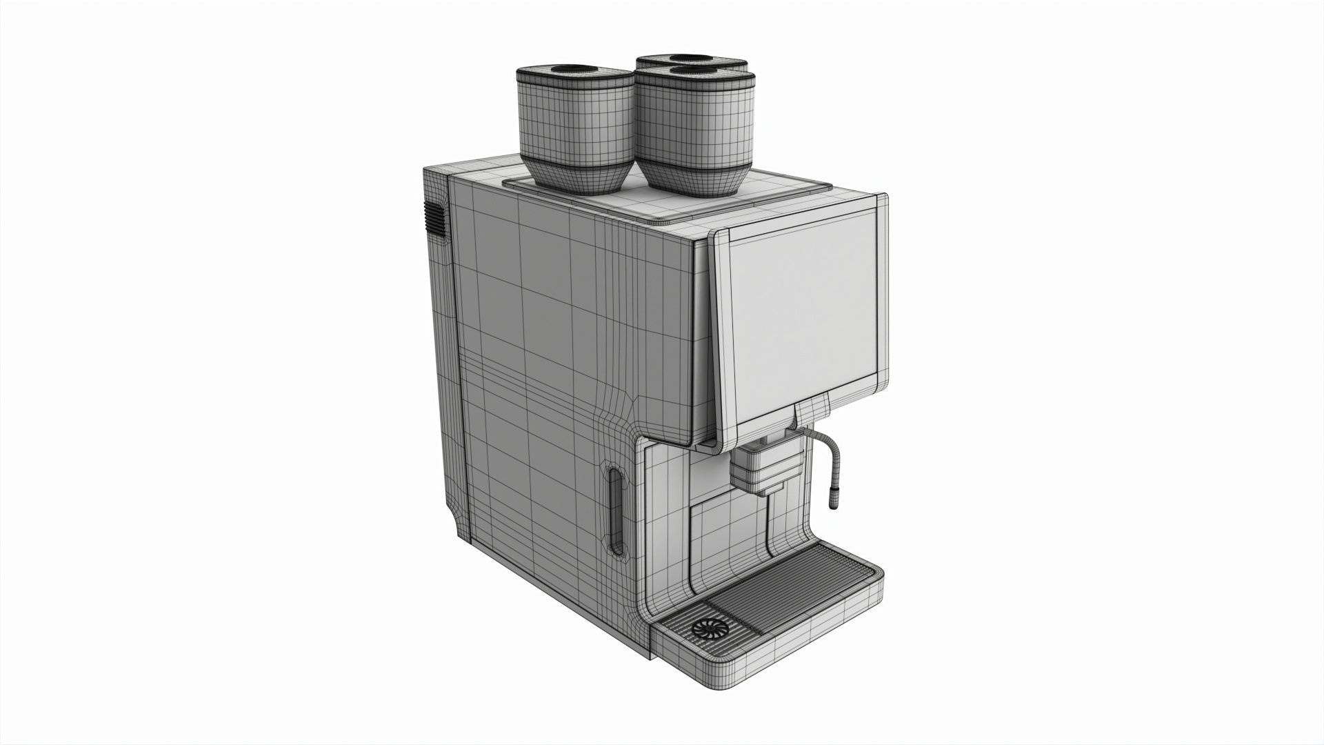 Commercial automatic coffee machine 3D model_7