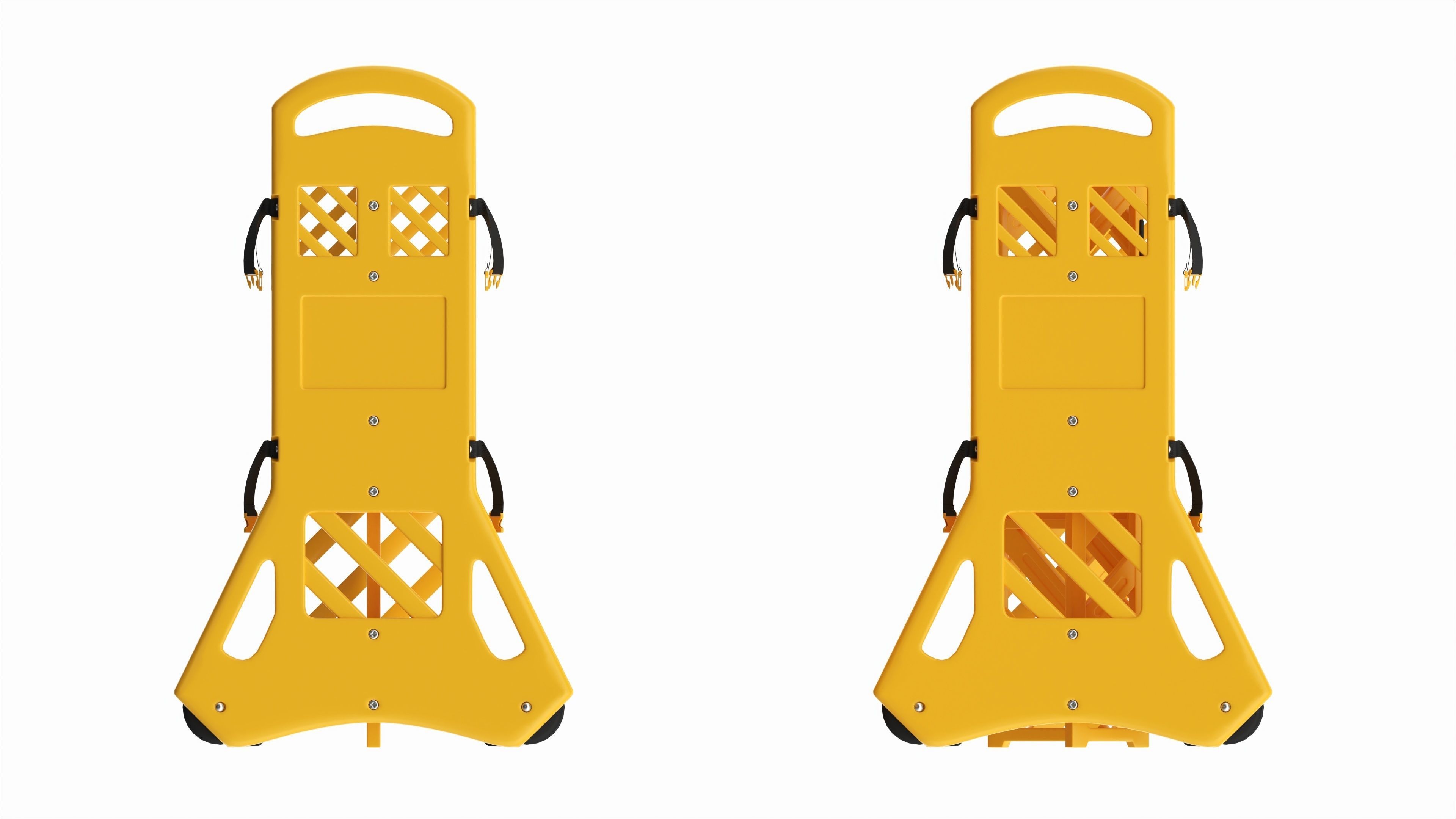 Expandable Safety Barrier Set 3D model_6