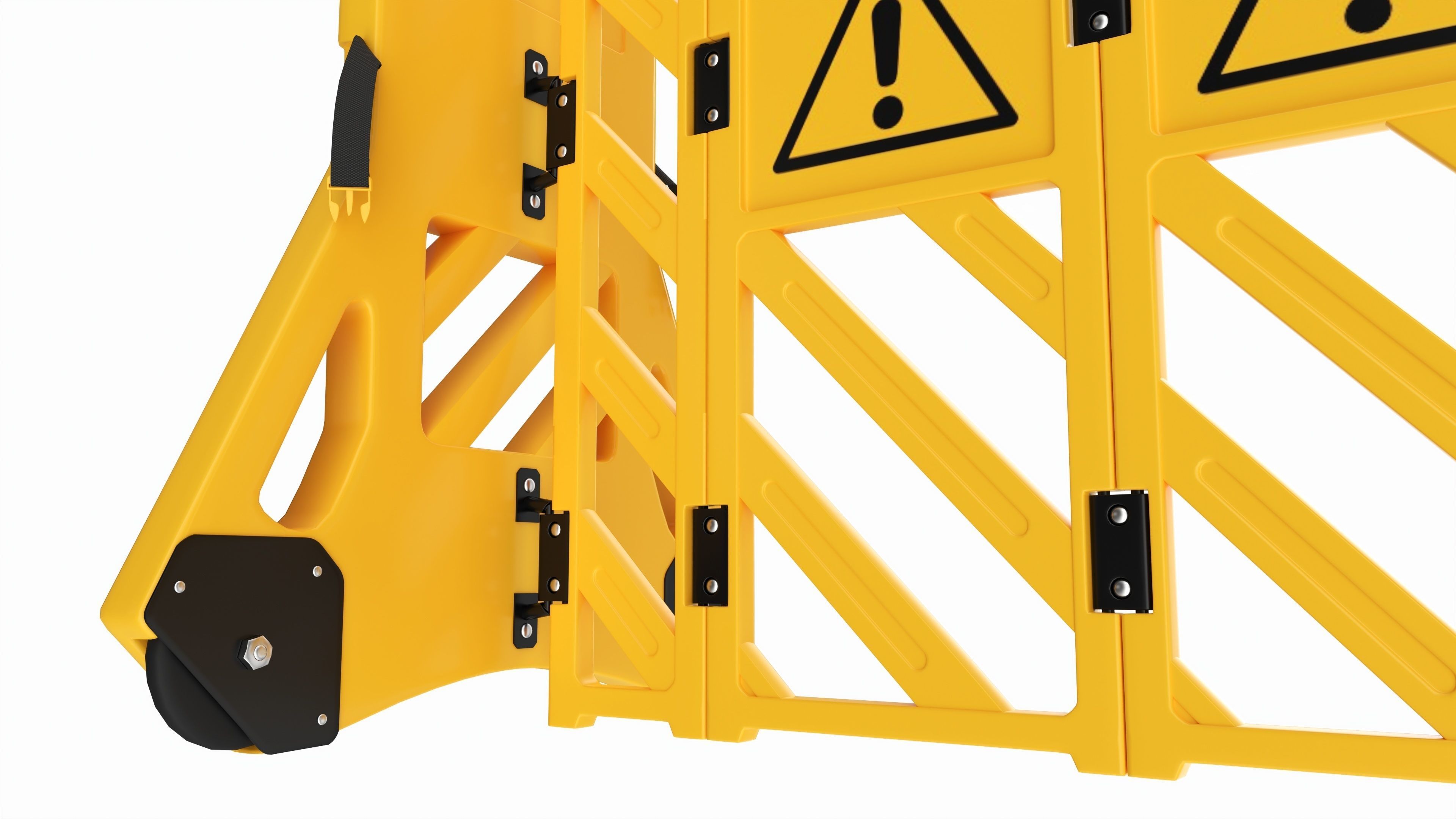 Expandable Safety Barrier Set 3D model_3