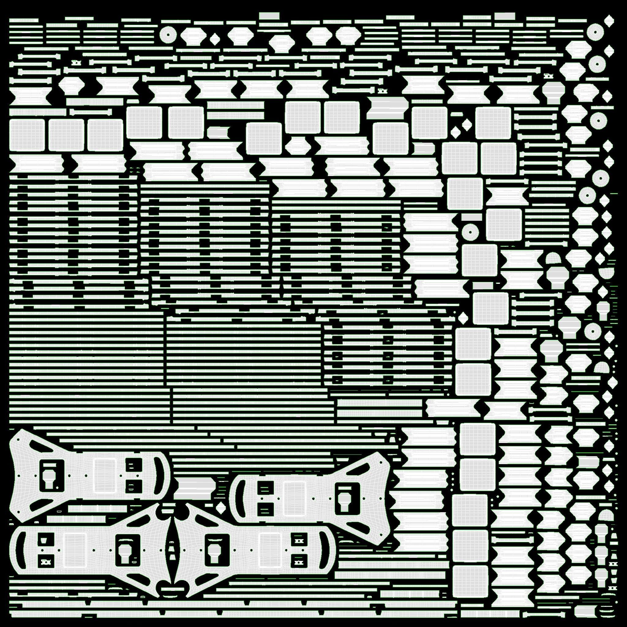 Expandable Safety Barrier Set 3D model_13
