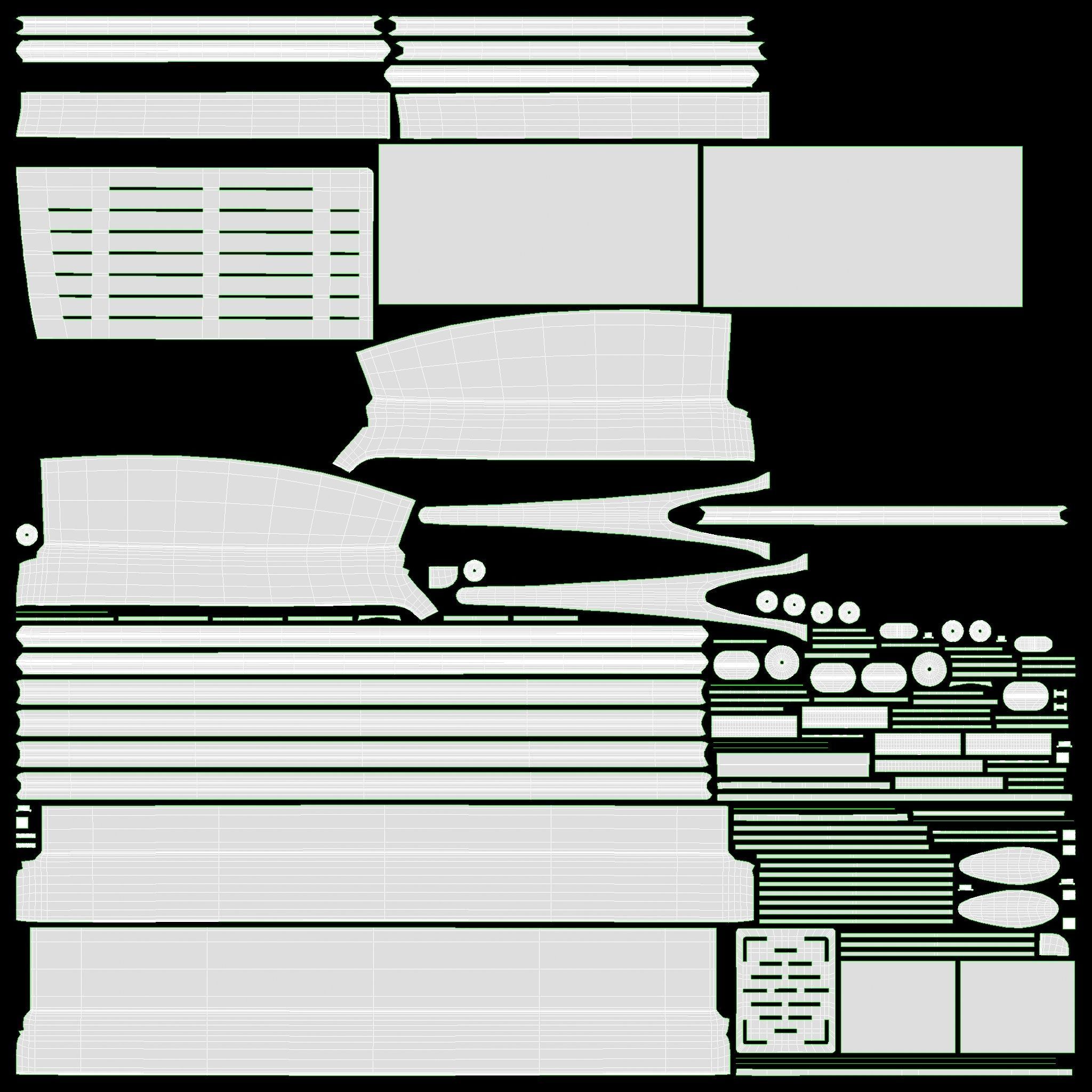 Ice cream freezer with curved glass doors 3D model_16