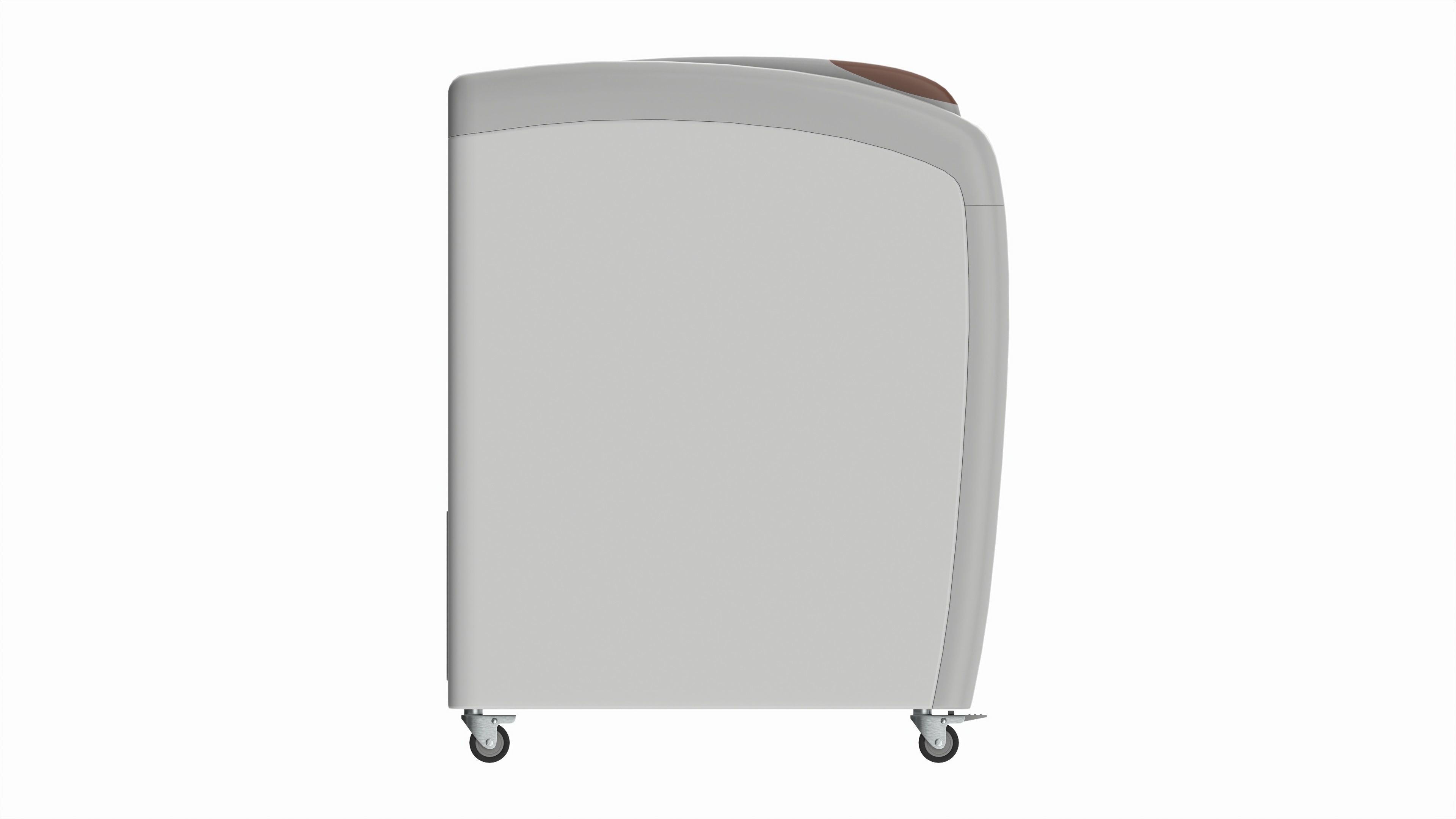 Ice cream freezer with curved glass doors 3D model_7