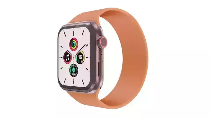 Apple Watch SE - Space Grey Aluminium Case Merigold Solo Loop