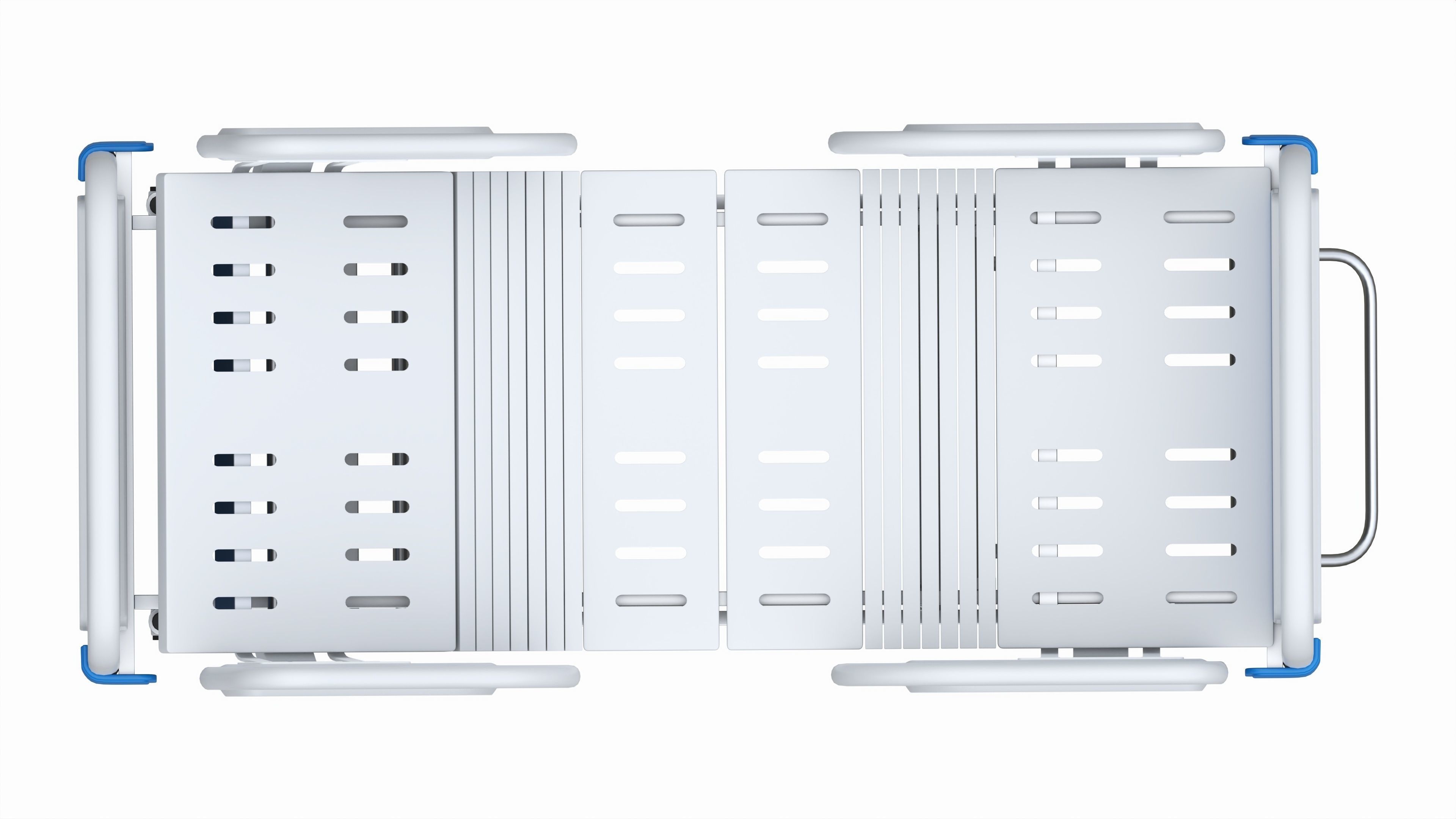 Medical Adjustable Five Functions Hospital Bed 3D model_5