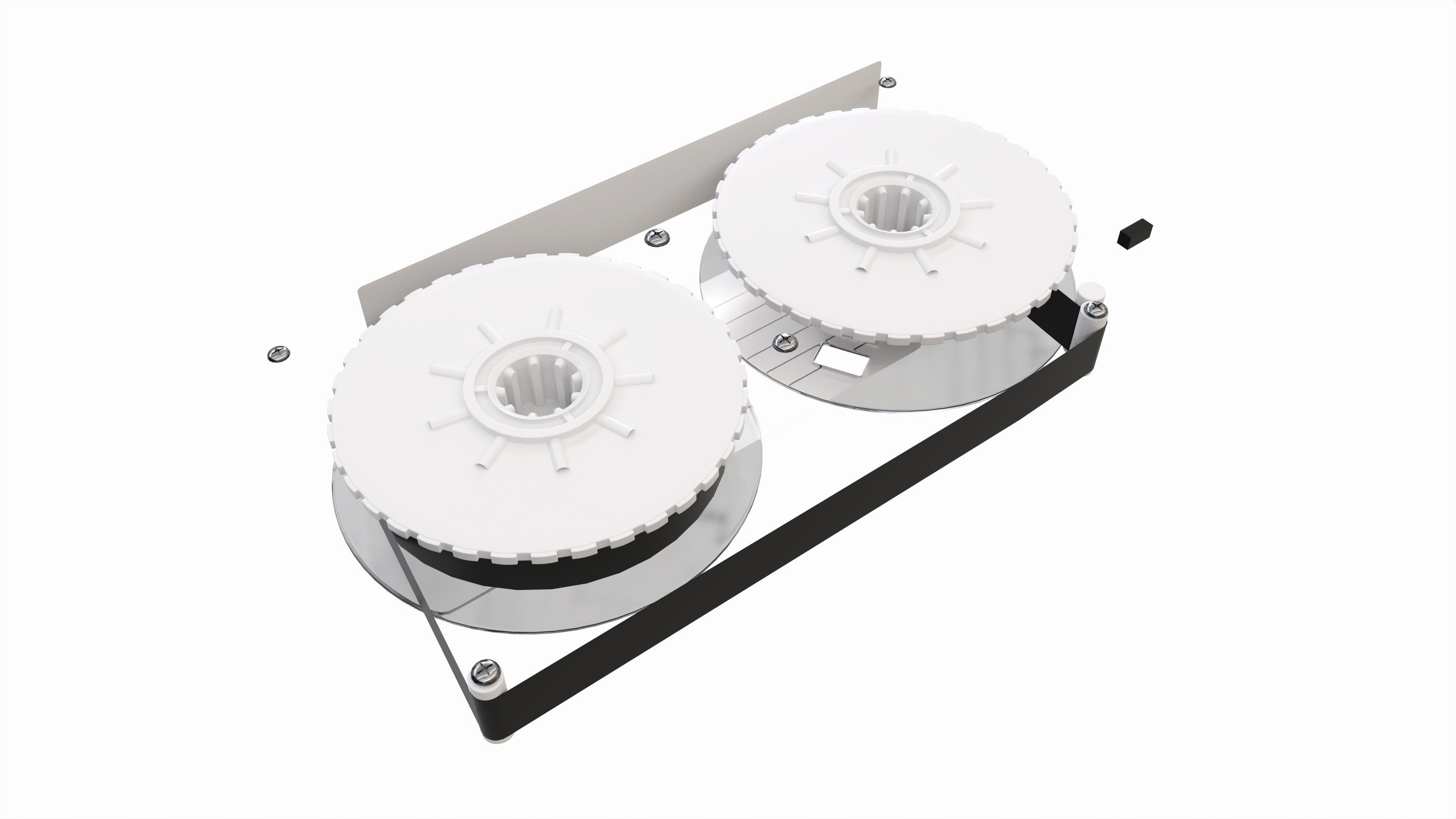 Video VHS cassette with cover 3D model_7