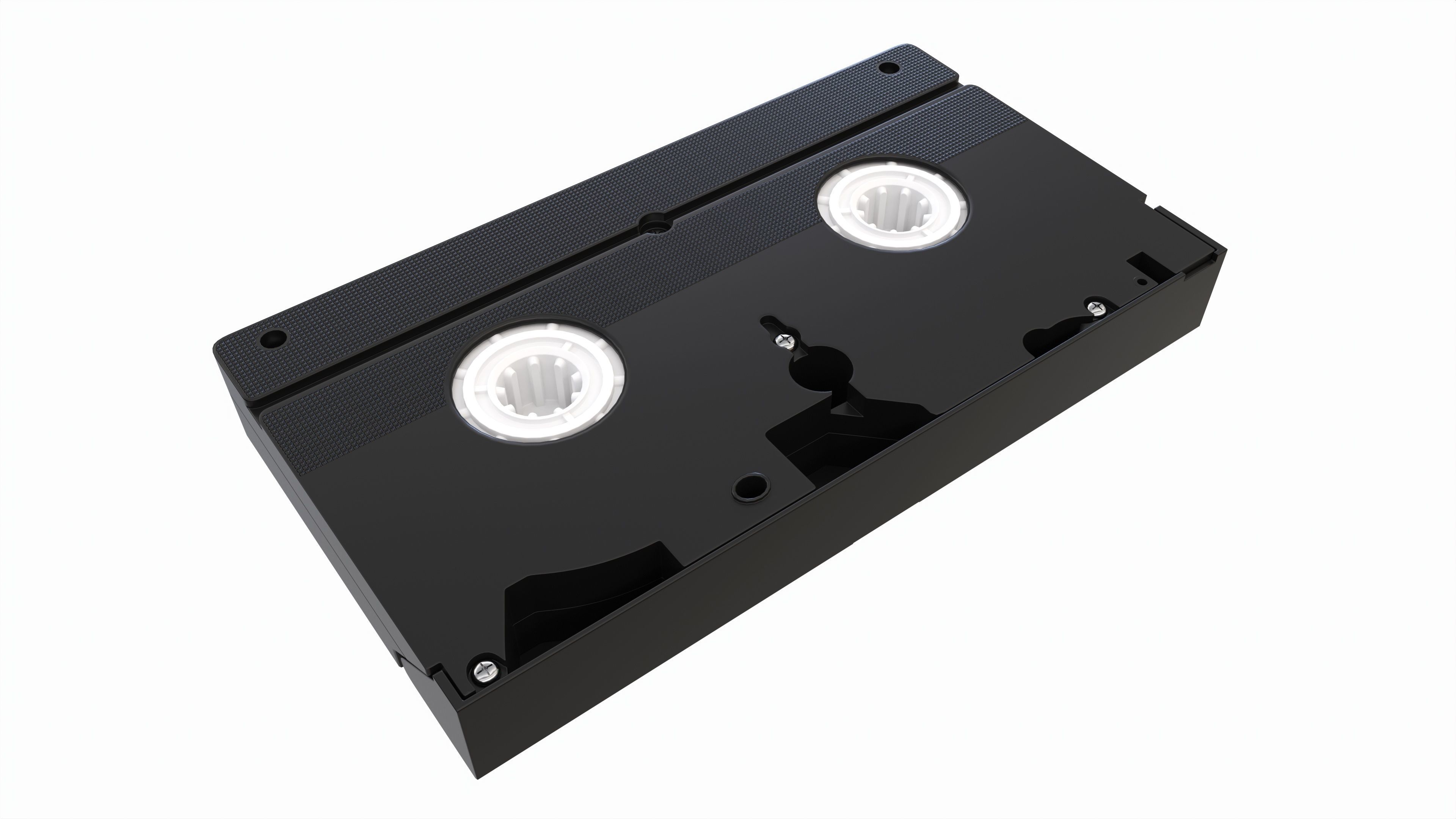 Video VHS cassette with cover 3D model_5