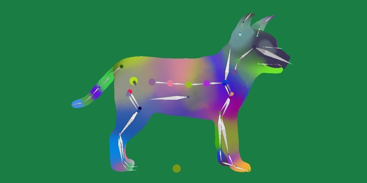 Belgian Shepherd Puppy Dog Low-poly 3D model_17