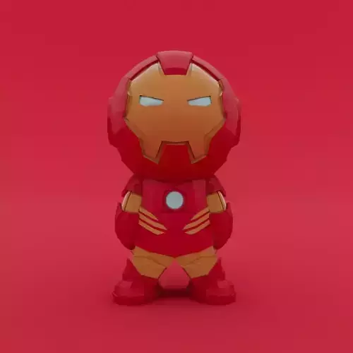 Cute Little Ironman 3D print model