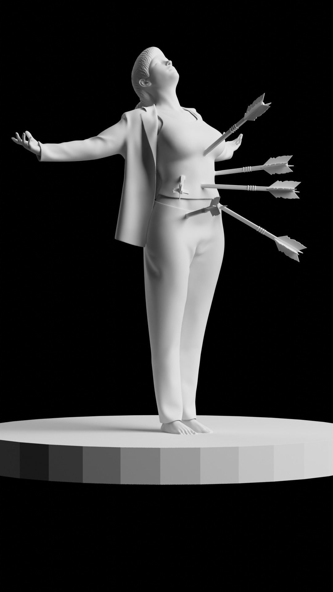 PEACE  3D print model_12
