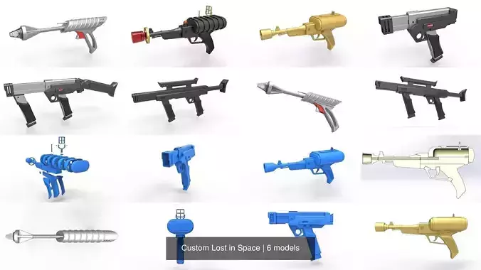Custom Lost in Space 3D Model Collection