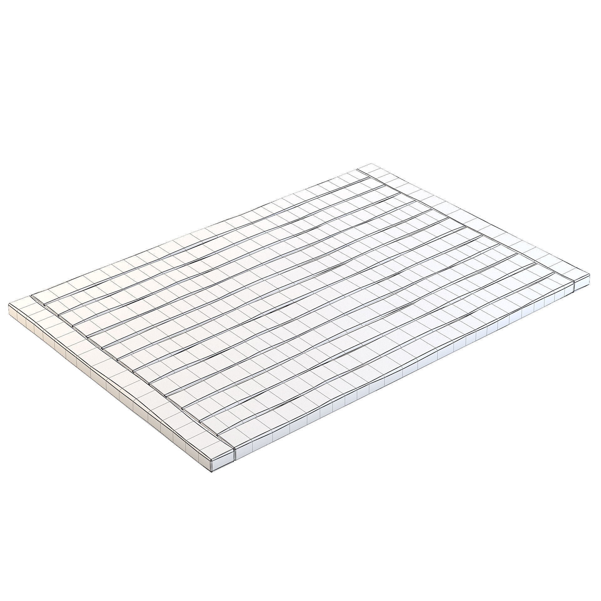 Old Wooden Floor 3D model_1