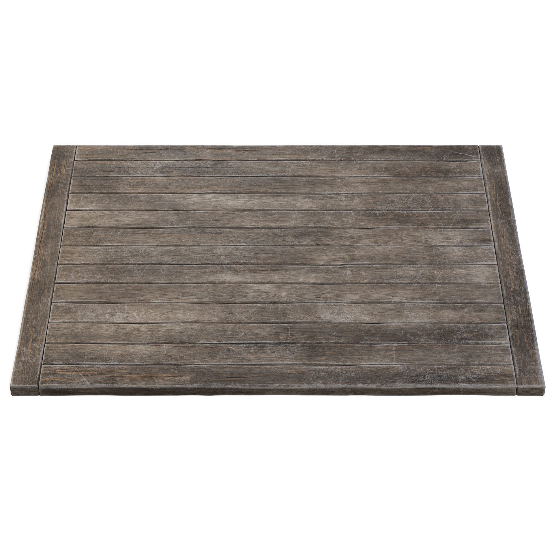 Old Wooden Floor 3D model_5